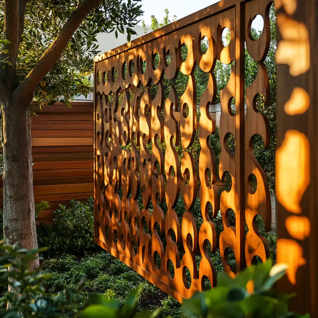 3. Patterned Wooden Plank Panels