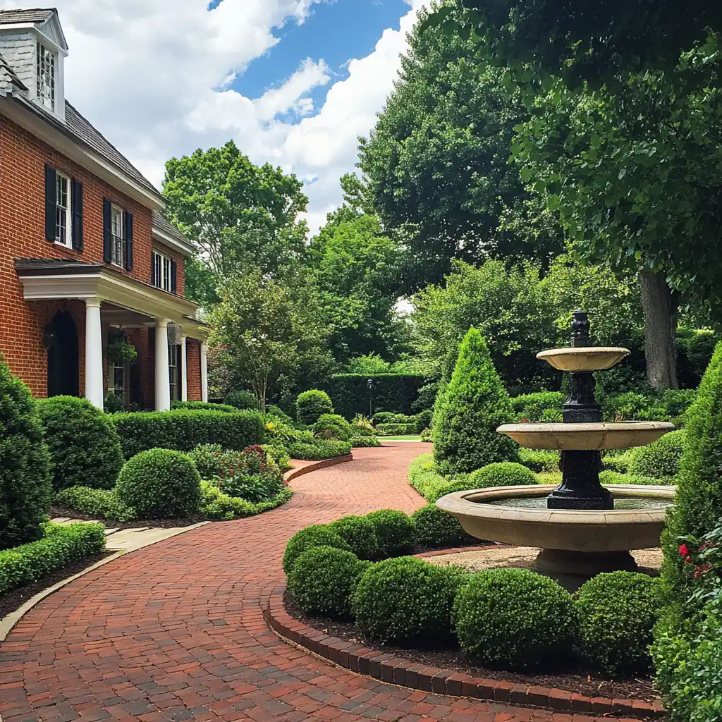 Modern Front Yard Landscaping Ideas for Max Curb Appeal 💧 4. Add a Water Feature