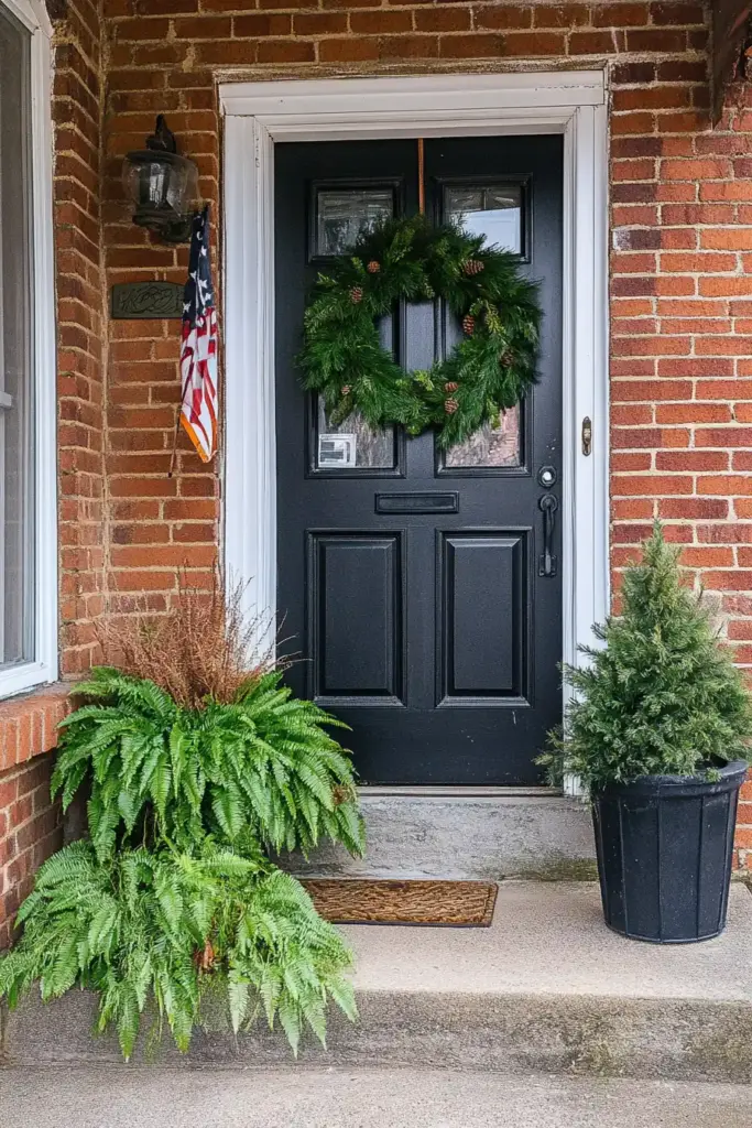 12 Elegant Front Porch Fern Ideas for a Fresh Look 4 Fern At a Corner