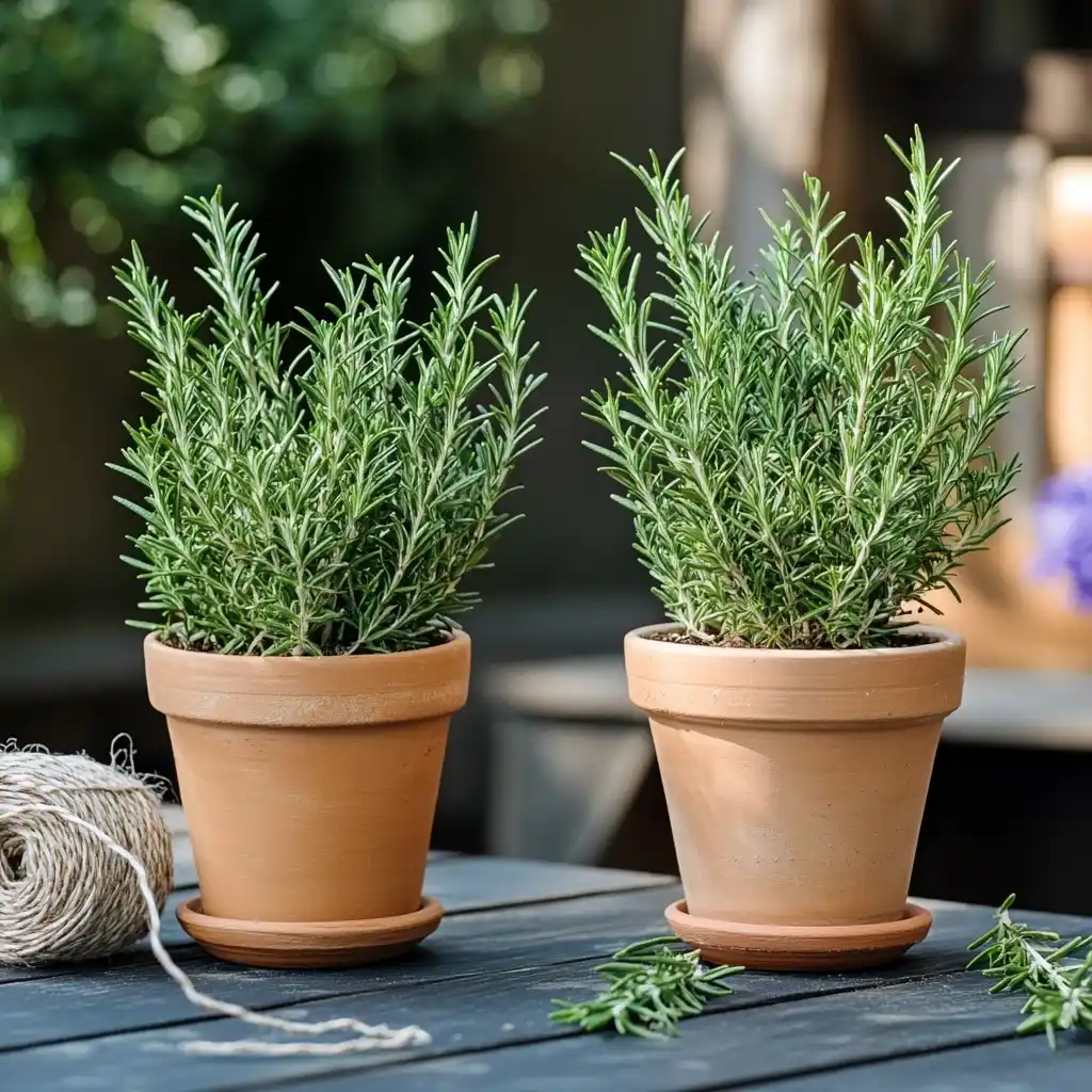 16 Great Low-Maintenance Outdoor Potted Plants Rosemary