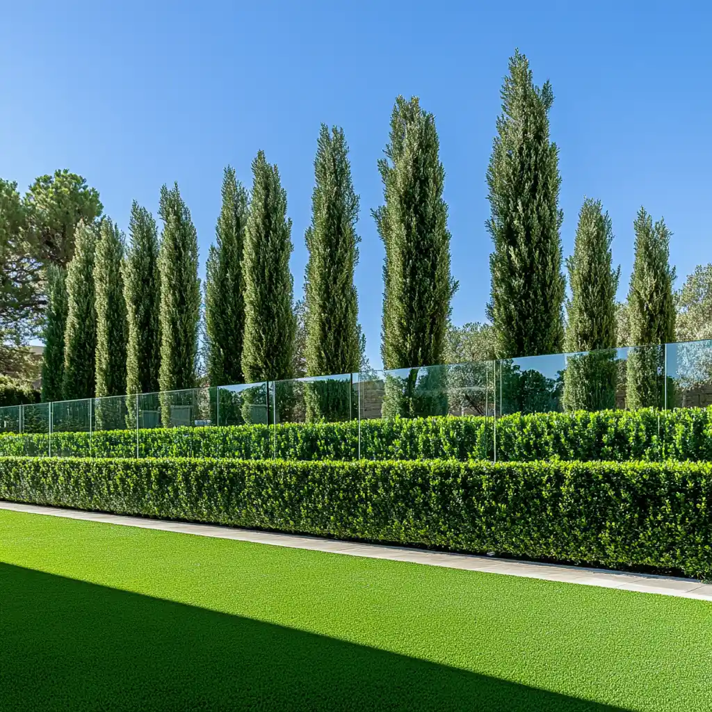 From Blah to Ta-Da: Unleash Your Property Line Potential with 15 Landscaping Ideas 4. 🌼 Sylvan Separations