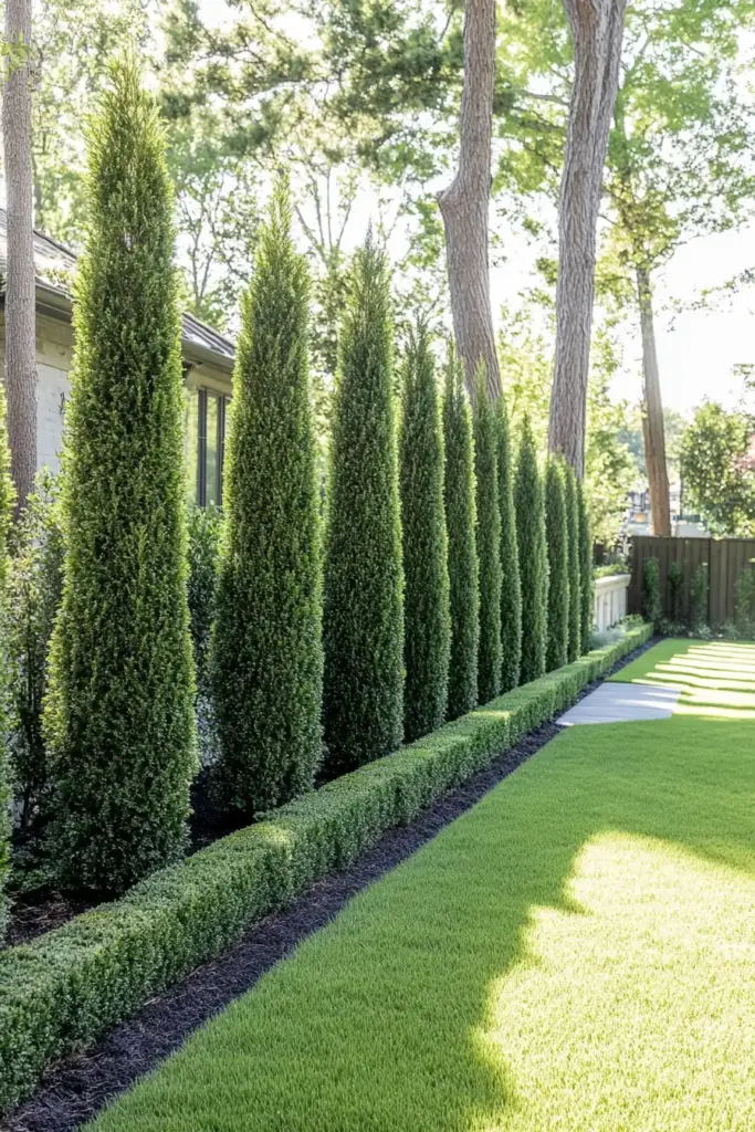 15 Fast-Growing Privacy Trees to Plant Along Fence Lines 4. Arborvitae ‘Emerald Green’