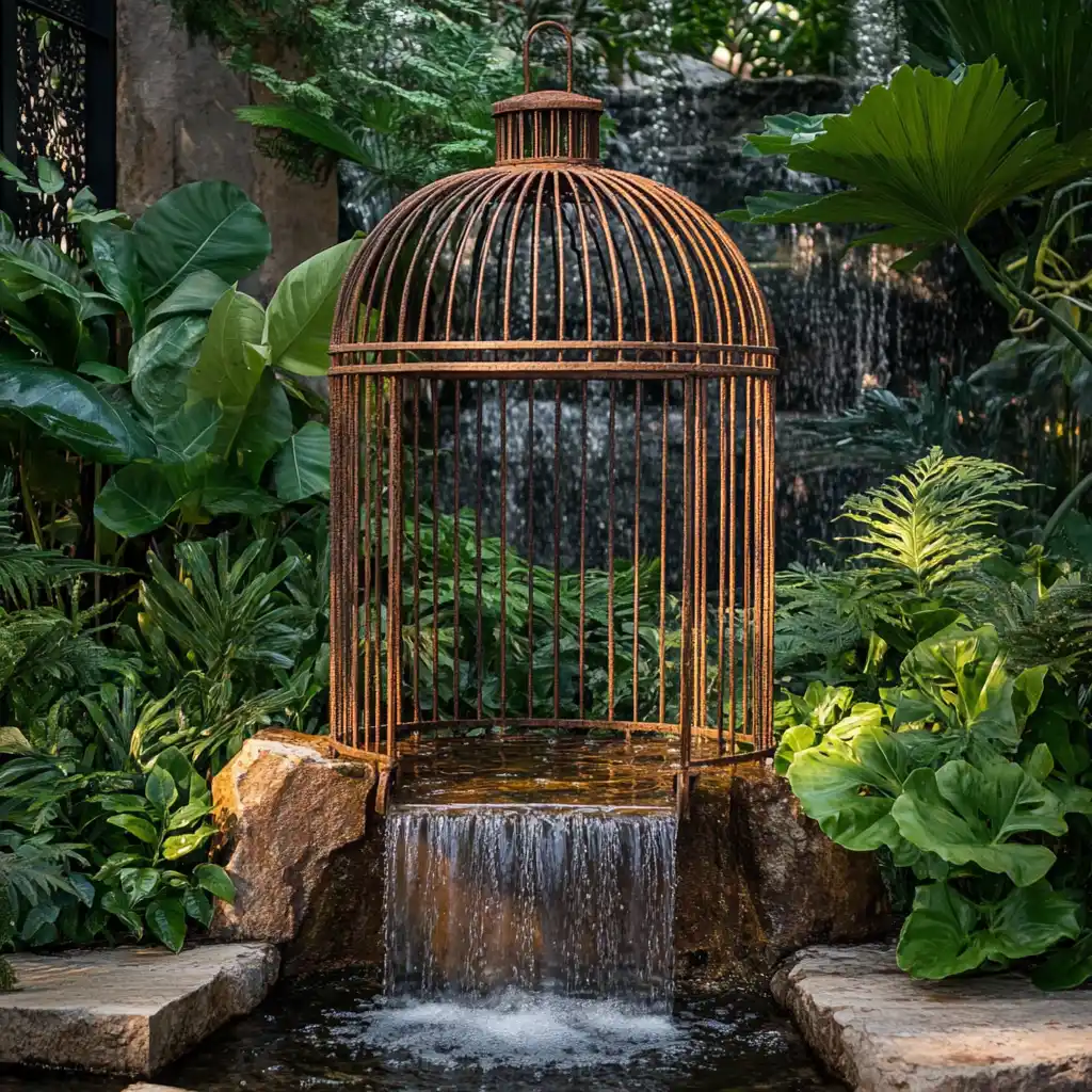 4. Birdcage Fountain