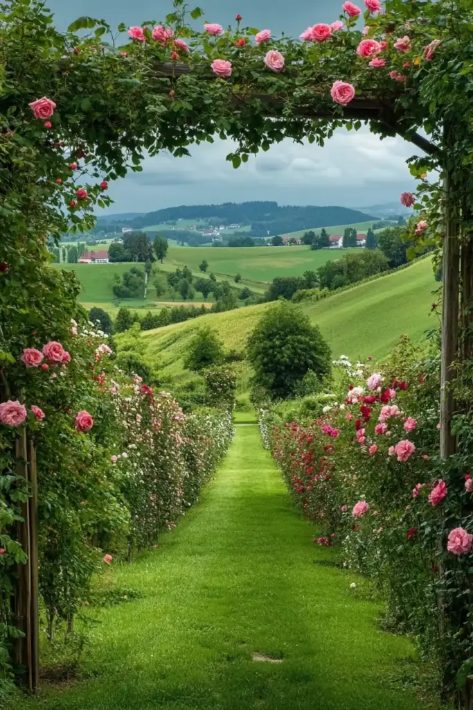 17+ Steep Hill Landscaping Ideas on a Budget 4. Incorporate Vertical Elements