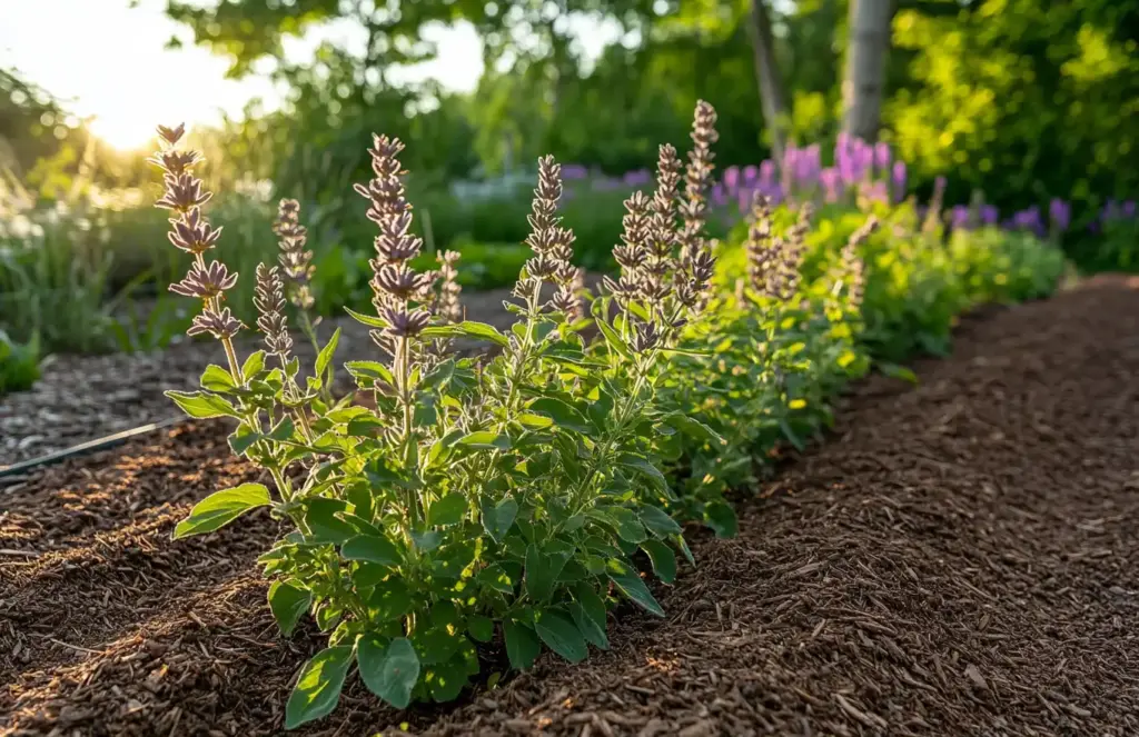 Planting Salvia