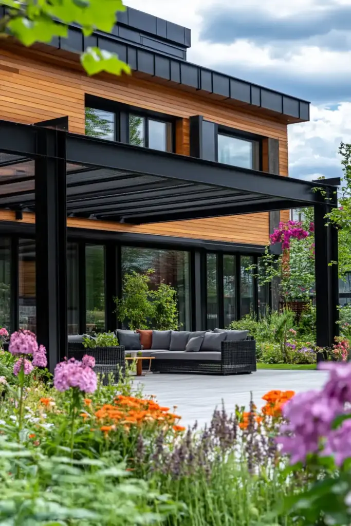 Sleek Modern Pergola Patio Inspiration