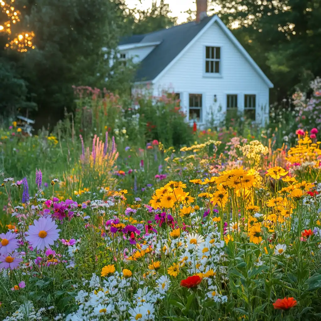 🌸 4. Wildflower Meadow Flower Bed