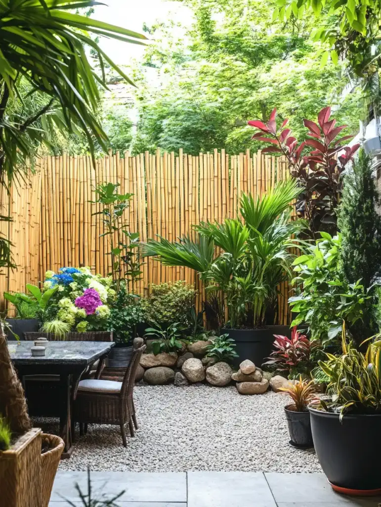 11 Lattice Alternatives Under Decks 6. Bamboo Fencing
