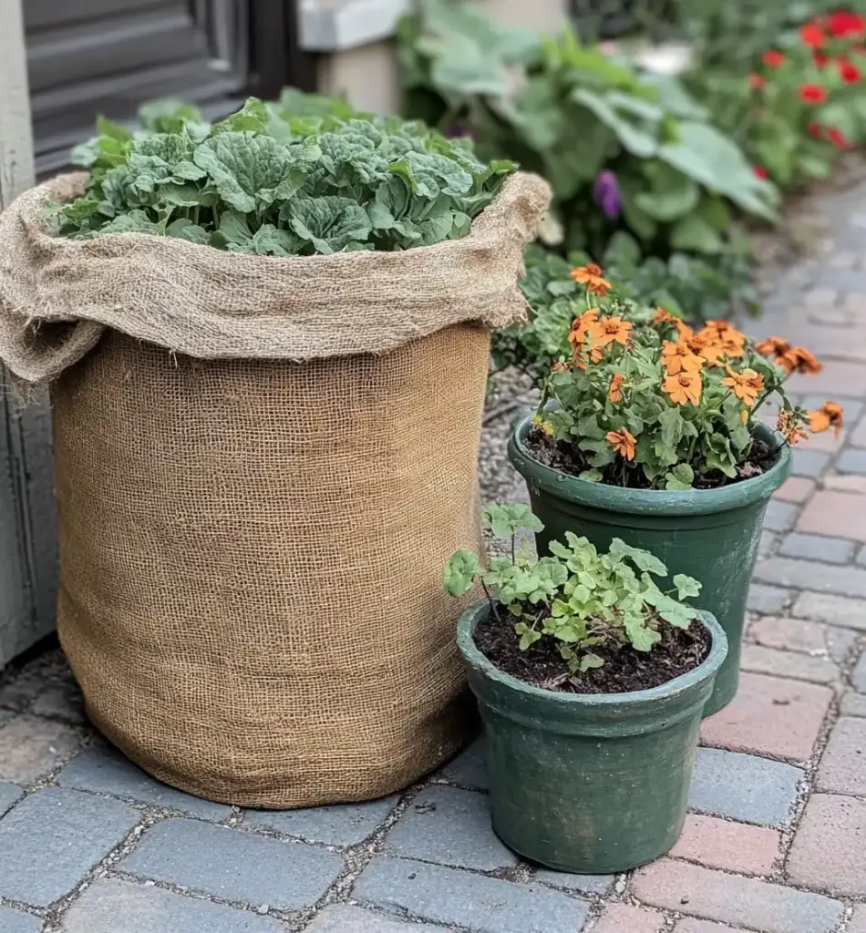 6. Burlap Cover for 5-Gallon Buckets