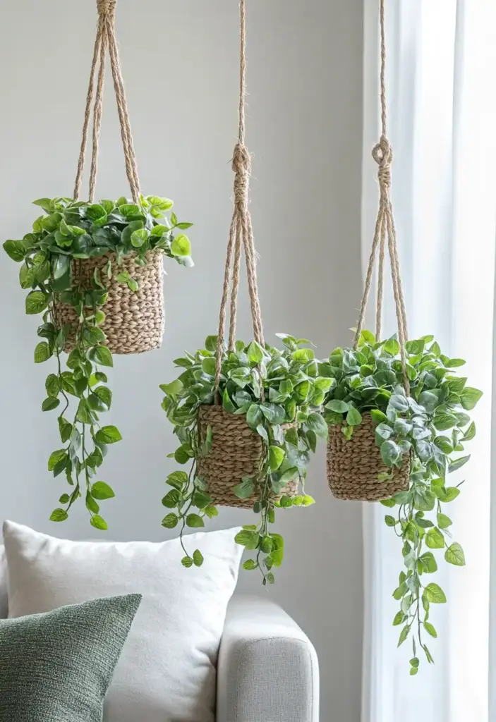Hanging Plants for Vertical Interest