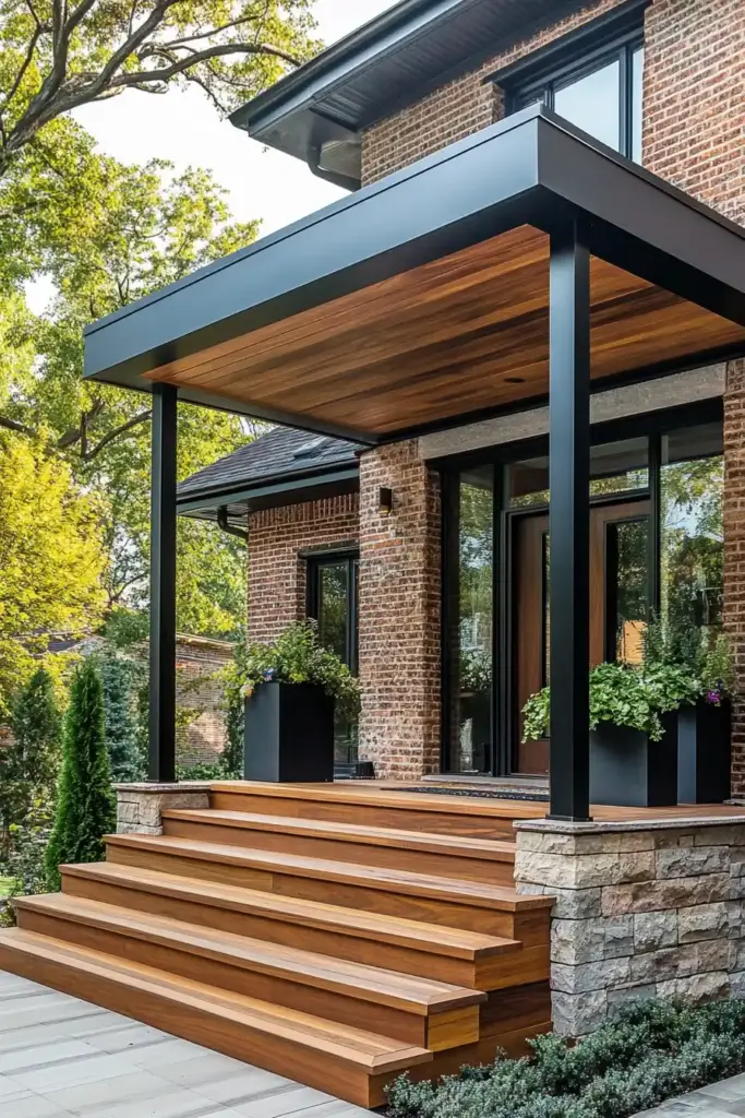 15 Summer Front Porch Decor Ideas To Refresh Your Home's Entrance Modern Minimalist