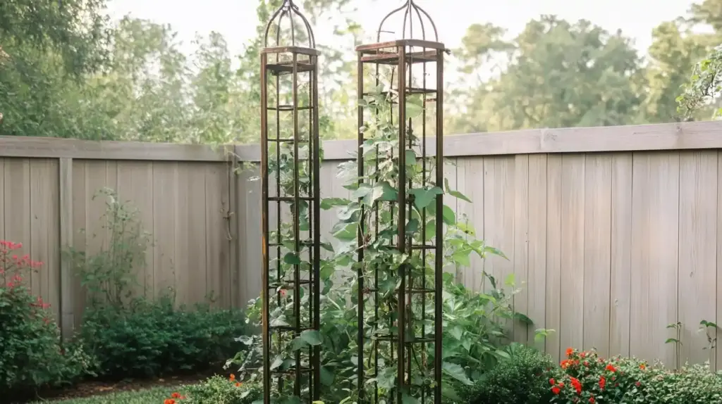 Explore 20 Cucumber Trellis Ideas for a Bountiful Harvest 6. Obelisk Trellis