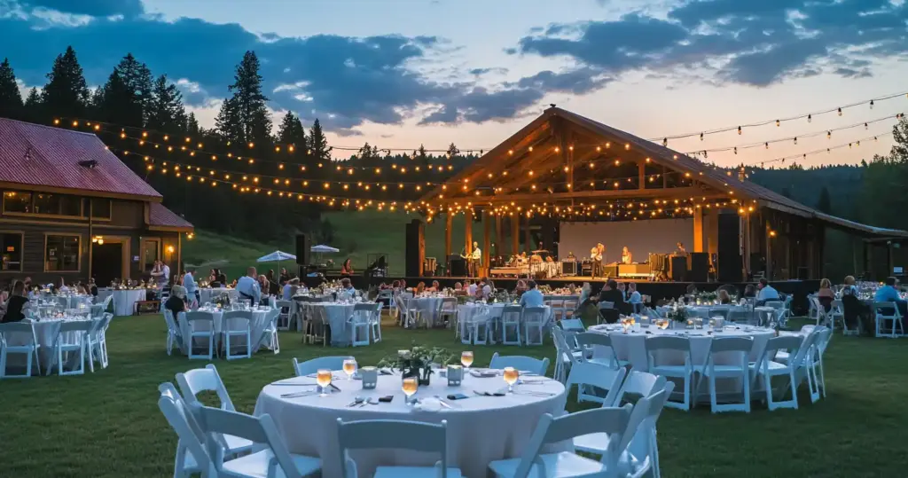 10 Ways to Get the Whimsical Garden Party of Your Dreams This Spring 6. String Up Some Twinkling Lights