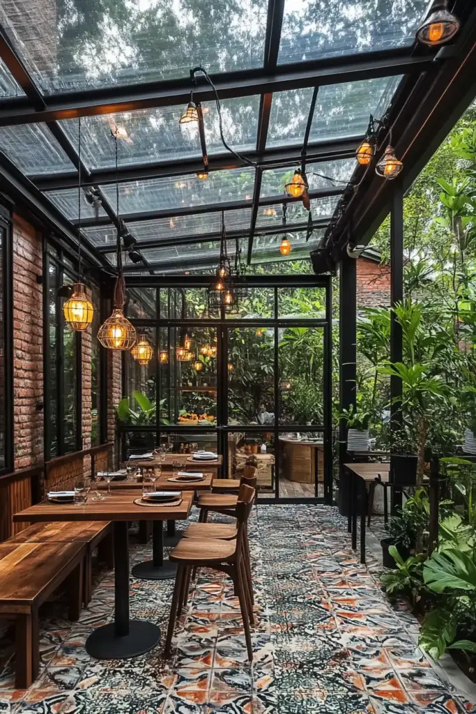 Industrial Chic Meets Nature