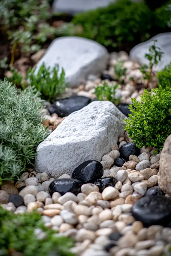 Decorative Rocks for Low-Maintenance Style