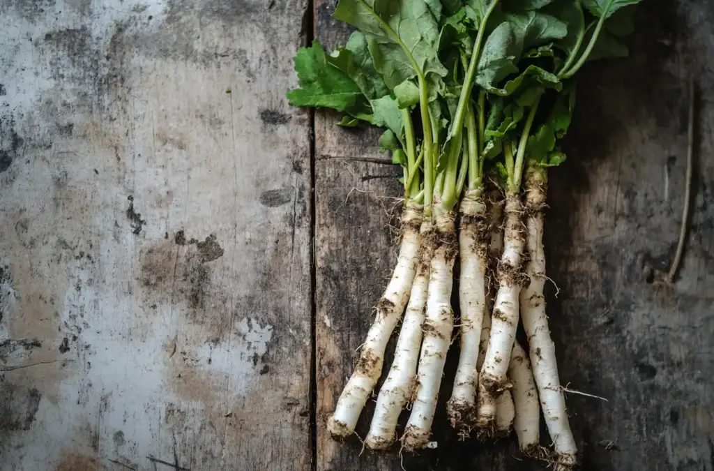 12 Perennial Vegetables You Can Plant Once and Harvest Forever Horseradish