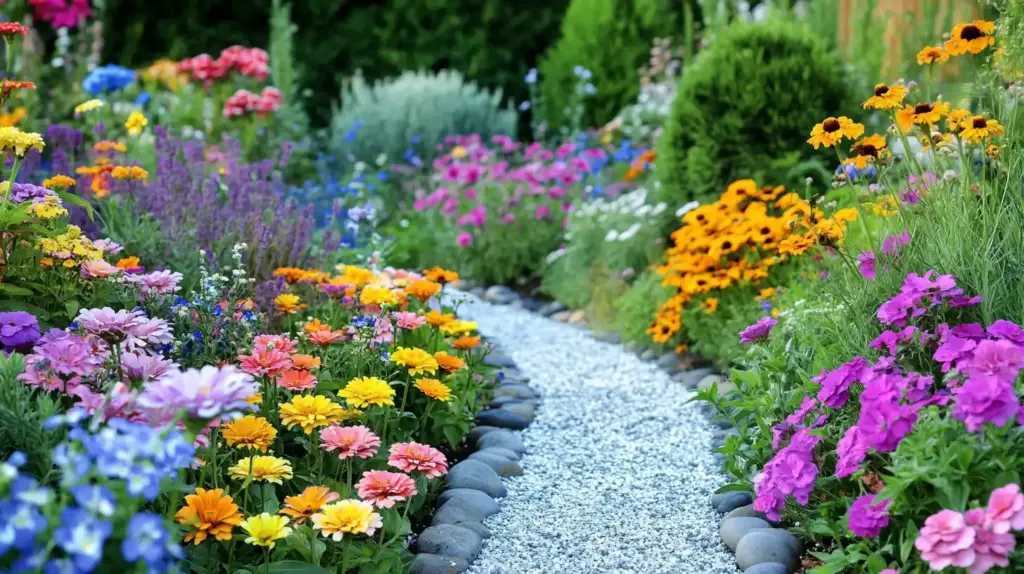 10 Creative Vegetable Garden Ideas for Small Spaces 7. Colorful Vegetable Borders