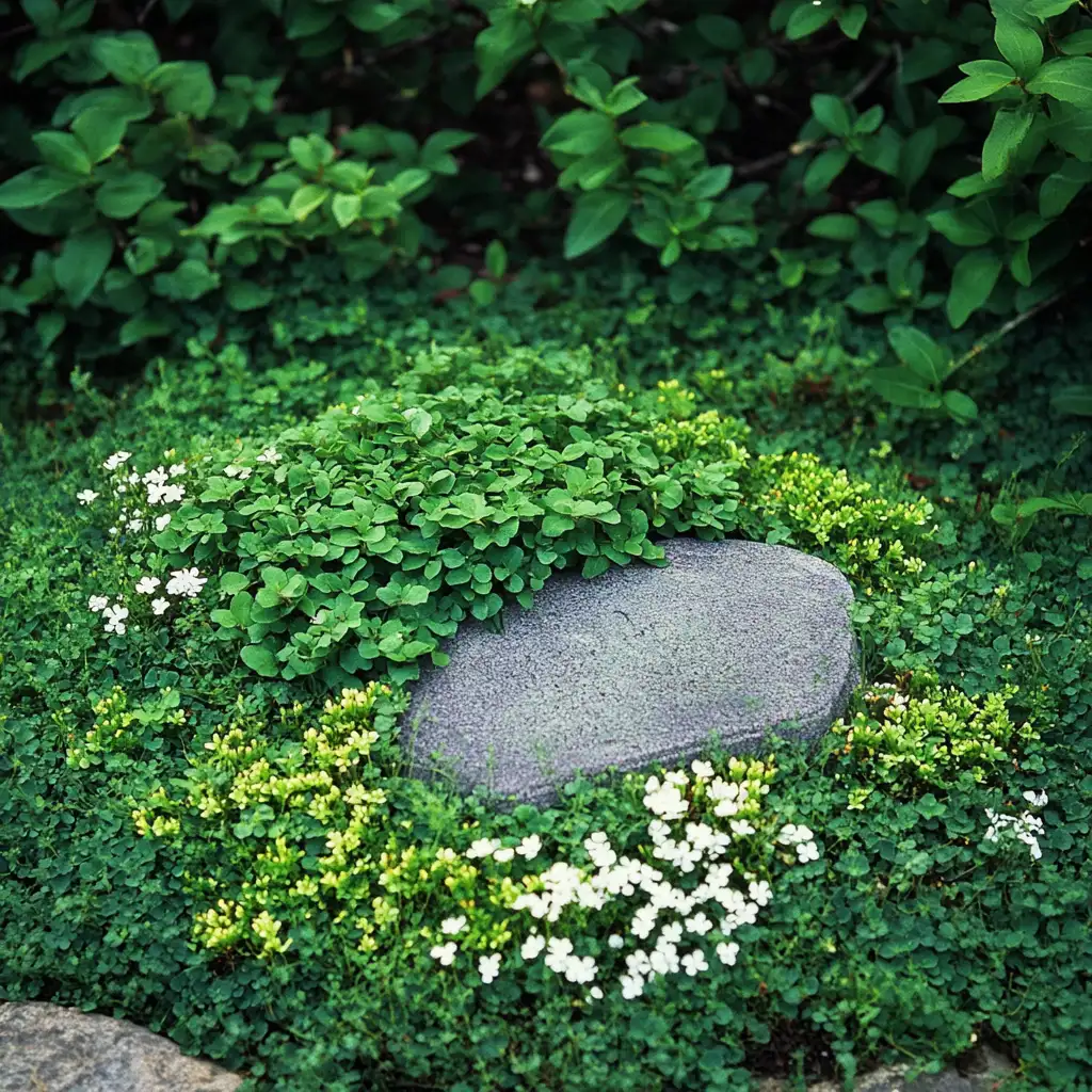 Living Memorial with Ground Cover Plants