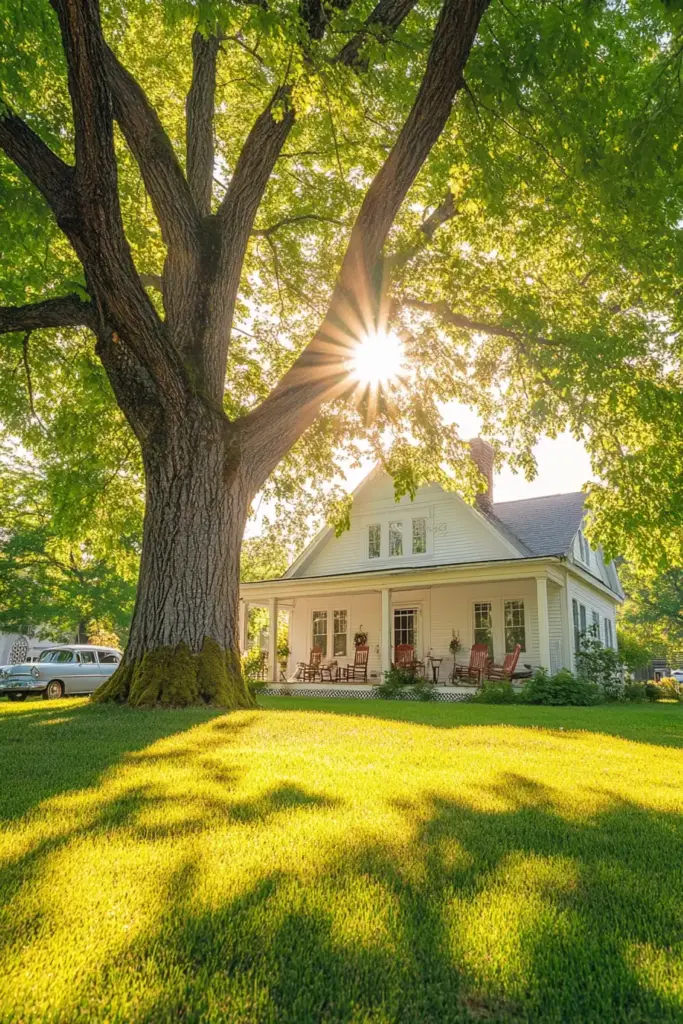 Striking Front Yard Tree