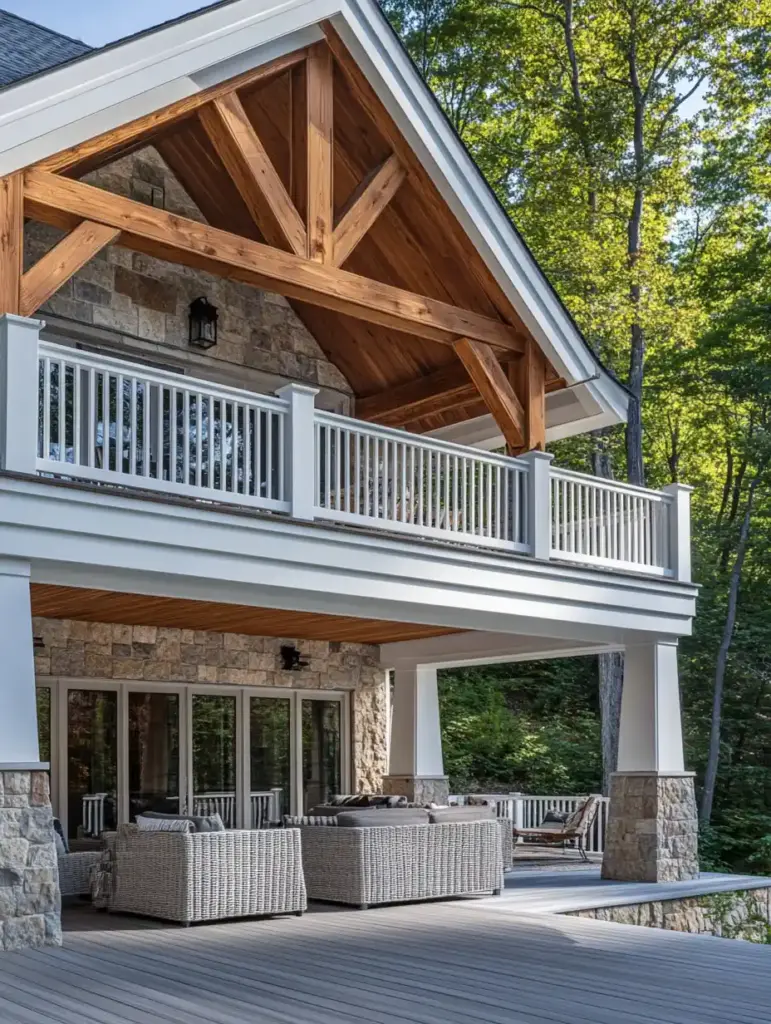 11 Lattice Alternatives Under Decks 7. Stone or Brick Walls
