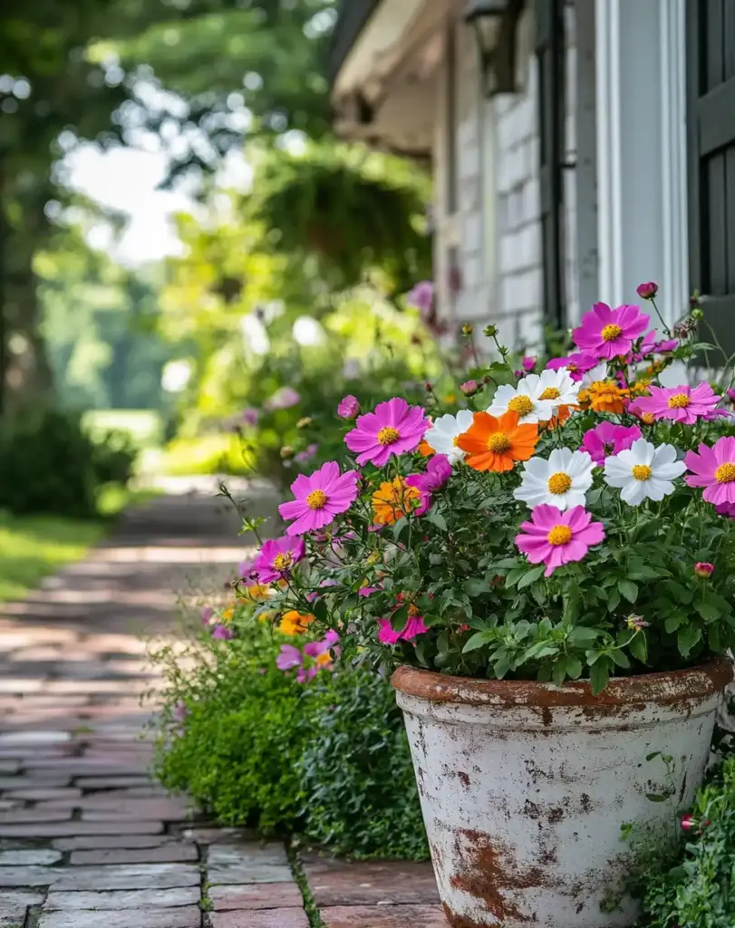 12 Stunning Sunny Porch Plants for Container Gardens Cosmos