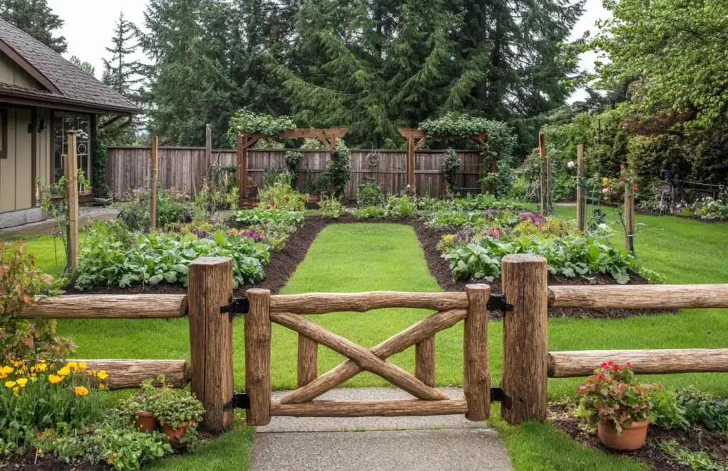 8. Veggie Garden Fence