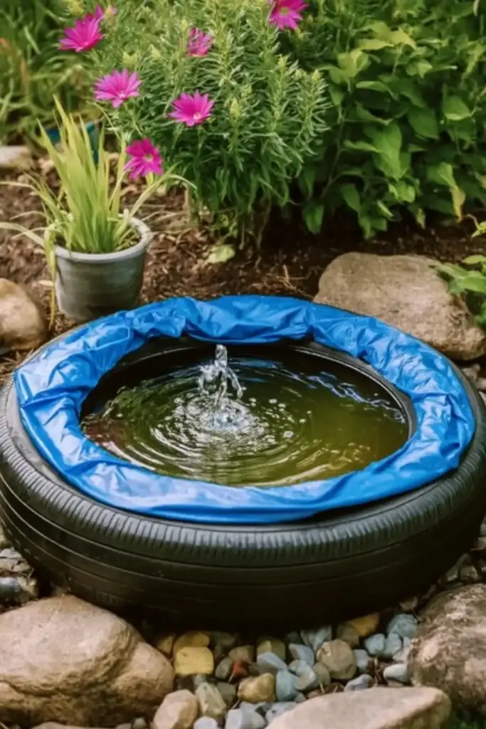 Tire Garden Pond