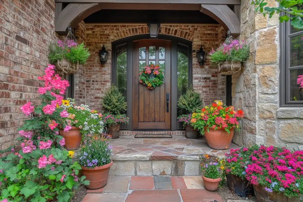 15 Front Porch Plant Decor Ideas for Stunning Curb Appeal 8. Buy Planters in Matching Sets – A Designer Touch
