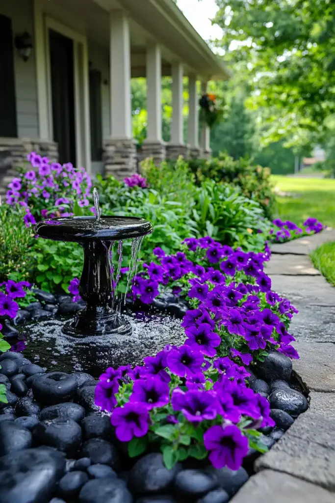 9. Install a Fountain as a Peaceful Focal Point