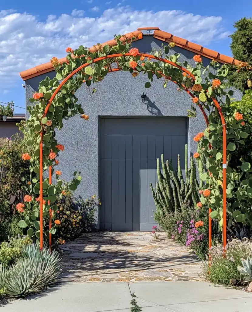 Modern Front Yard Landscaping Ideas for Max Curb Appeal 🌿 9. Utilize Vertical Gardening