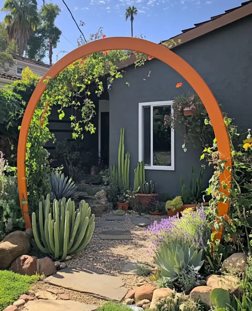 Modern Front Yard Landscaping Ideas for Max Curb Appeal 🌿 9. Utilize Vertical Gardening