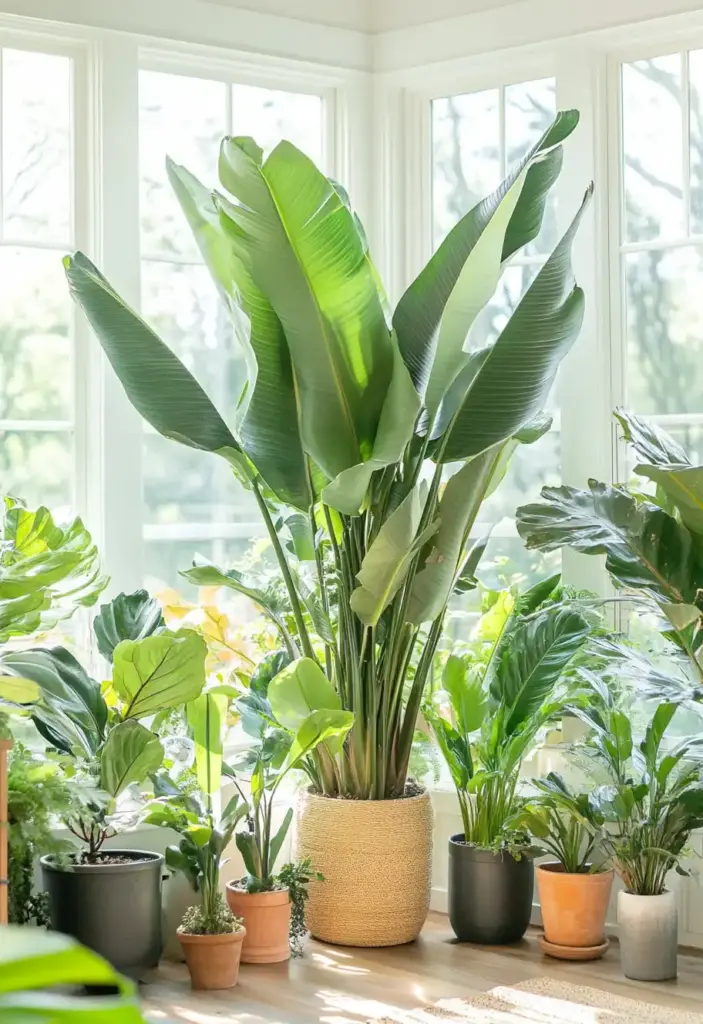 Focal Point with Large Plants