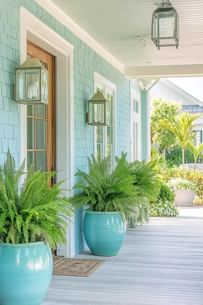 15 Summer Front Porch Decor Ideas To Refresh Your Home's Entrance Seaside Escape