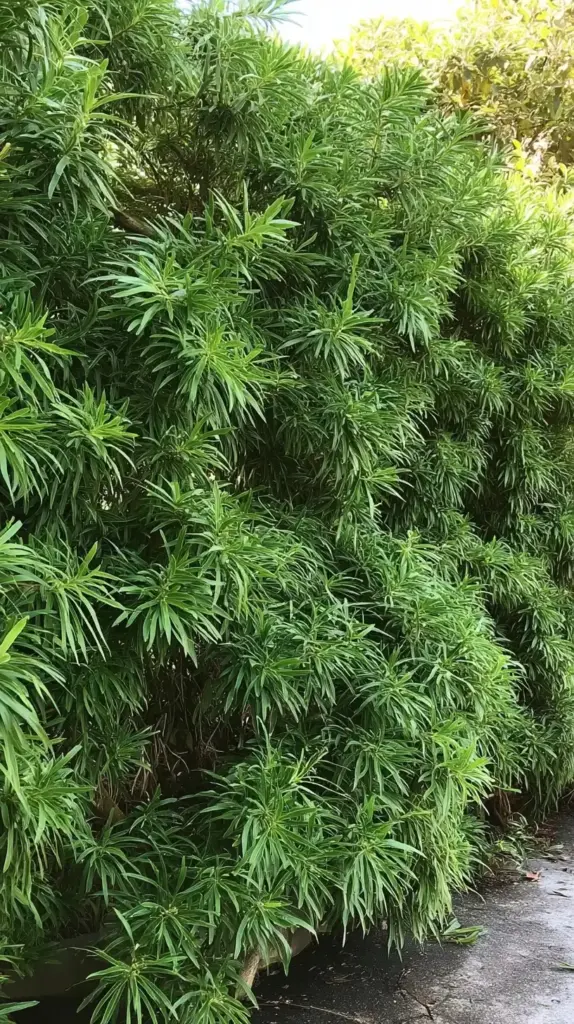9. Weeping Podocarpus