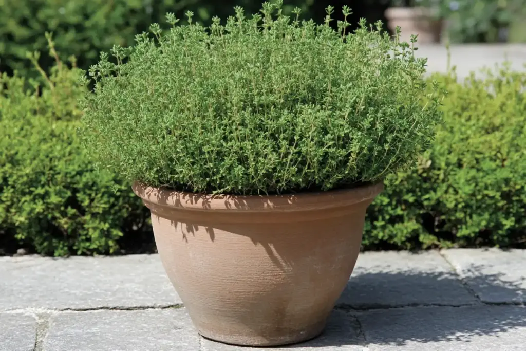 Low-Maintenance Outdoor Potted Plants: Effortless Greenery for Every Space Common Thyme