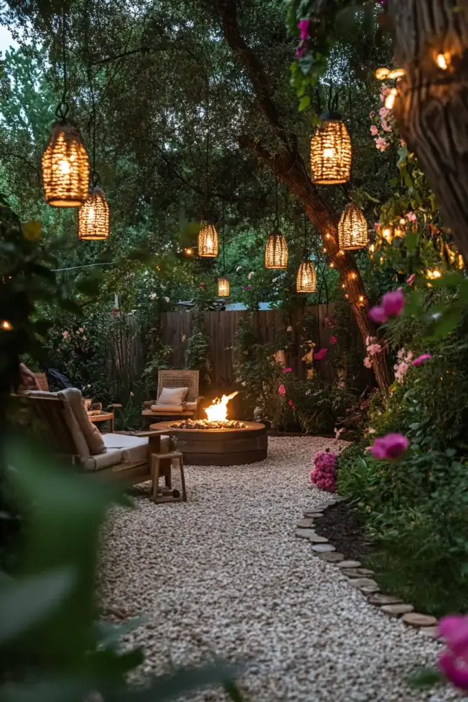23 Affordable Backyard Renovation Ideas 13. Gravel or Stone Patio