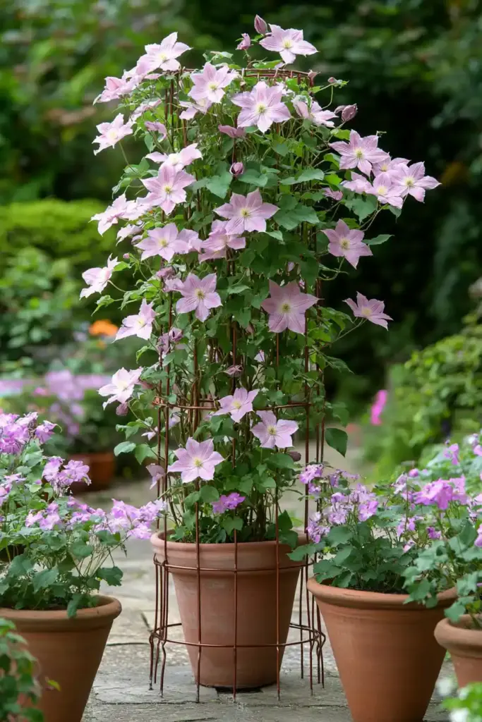 How to Grow Clematis in Containers Growing Clematis in Containers