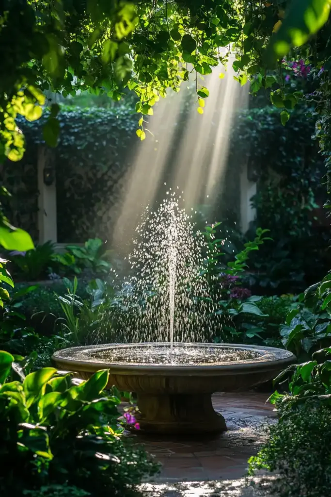 23 Affordable Backyard Renovation Ideas 5. Water Feature: Pond or Fountain