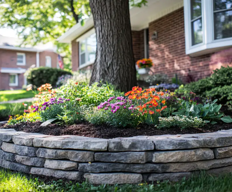 15 Beautiful Ways to Landscape Around Trees (With Rocks, Mulch & More!)