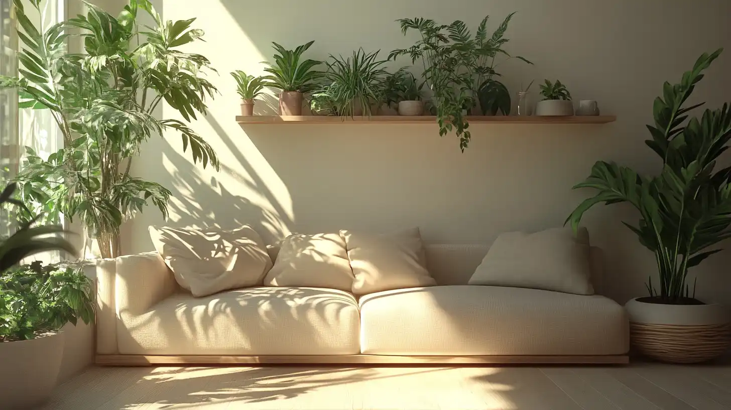 Indoor plant styling
