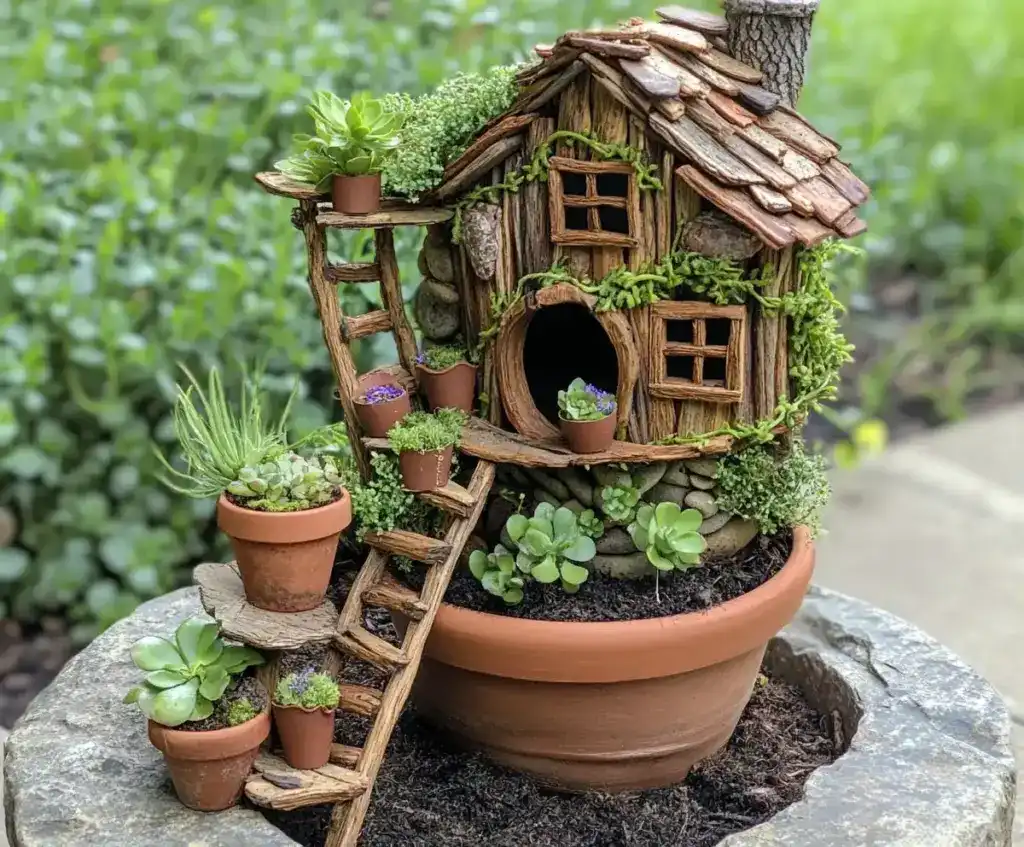 Backyard play area