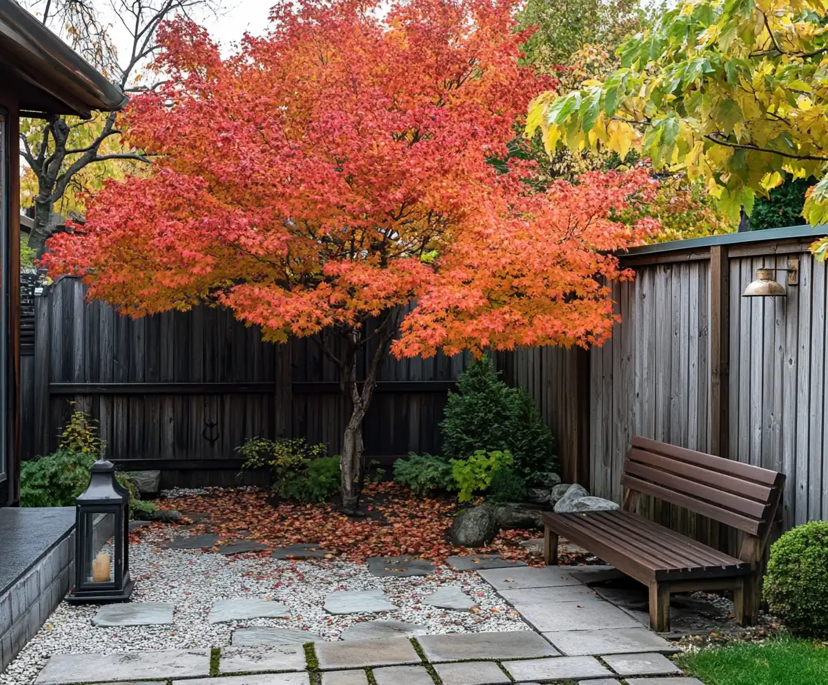 Japanese maple garden