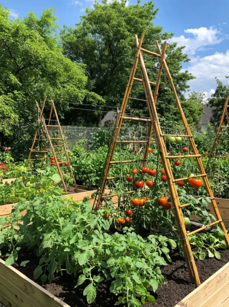 DIY Wooden Tomato Trellis: Budget-Friendly Support for Thriving Tomatoes Trellis Dimensions