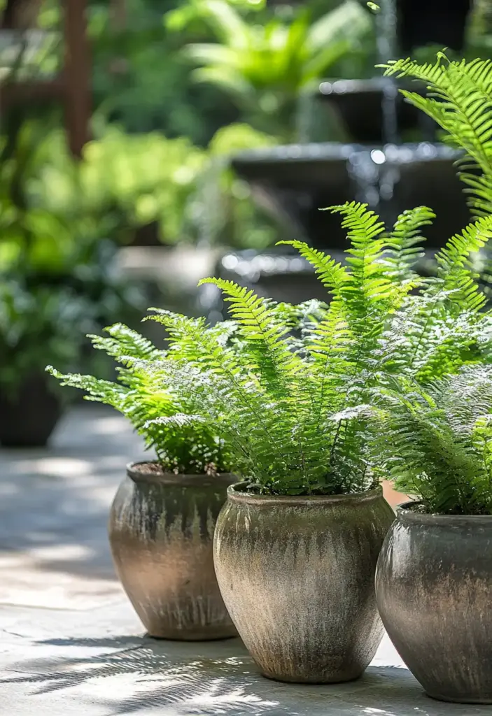 Lush Ferns for a Tropical Feel