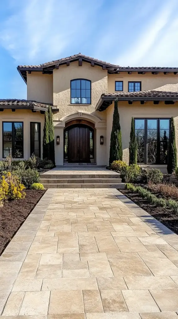 Hillside Driveway Landscape Designs