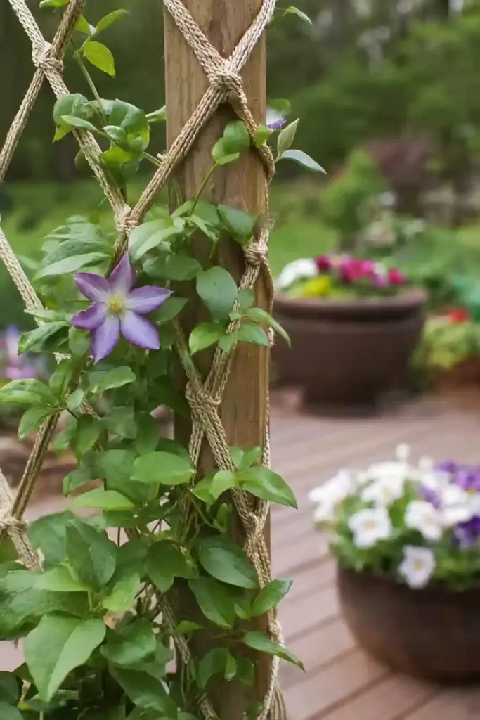 DIY String Trellis