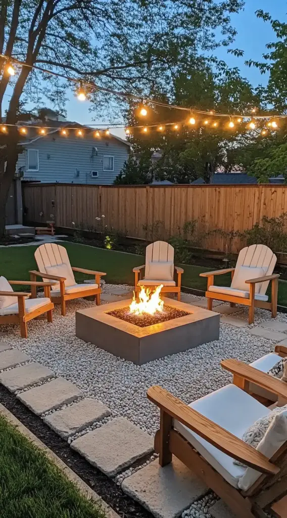 family-Friendly Play and Fire Pit Area