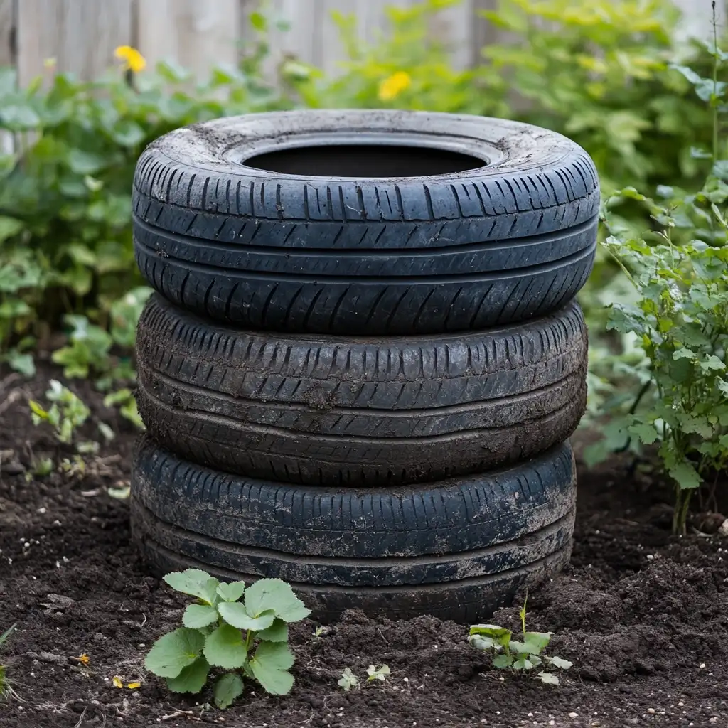 Tire Compost Bins