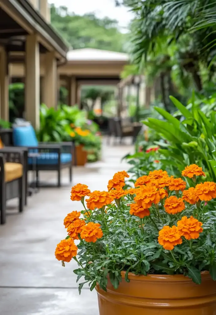 Bright Marigolds for a Pop of Sunshine