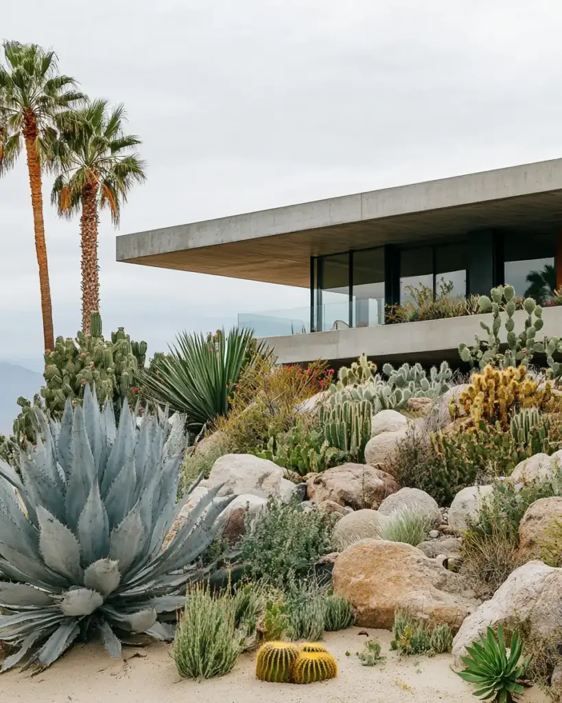 Desert-Inspired Hillside Landscape